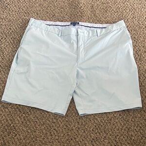 NWOT Peter Millar Sky Blue Men's Flat Front Shorts size 44